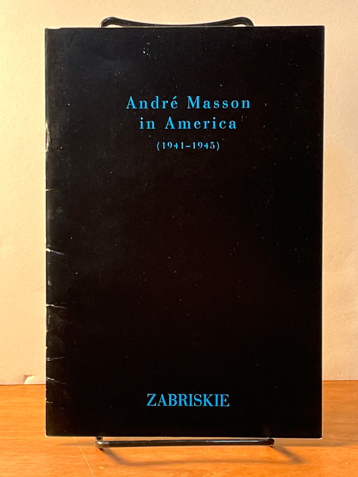 André Masson in America (1941 - 1945), Zabriskie Gallery, 1996, Very Good 8vo catalog