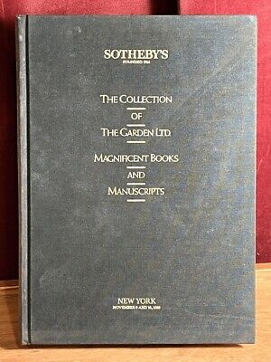The Collection of the Garden Ltd. …, Sotheby’s, 1989, Auction Catalog, Near Fi..