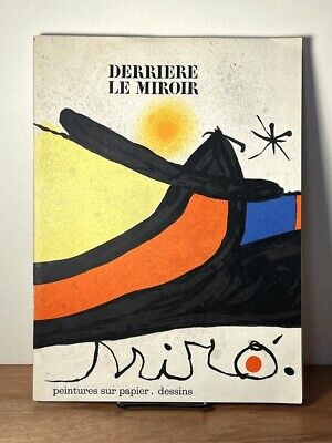 Derriere le Miroir: Miro; Peintures sur Papier, Dessins, 1971, 3 Miro Prints, VG