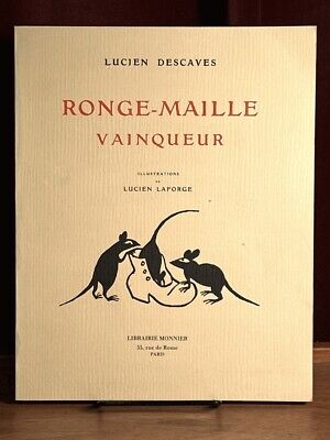 Ronge-Maille Vainqueur, Lucien Descaves, 1989, Rare, Near Fine