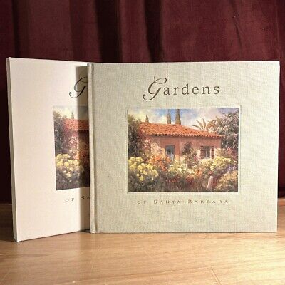 Gardens of Santa Barbara, 2000, 1st Ed, SIGNED Glenna Hartmann, Fine w/Slipcase