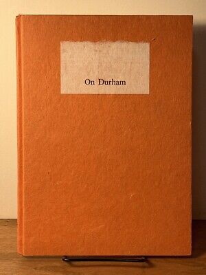 De Situ Dunelmi (On Durham): The Last Poem in Old English, 1996, 1/20, Near Fine