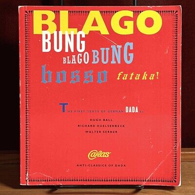 Blago Bung Blago Bung Bosso Fataka!, Ball, Huelsenbeck, Serner, 1995, Very Good