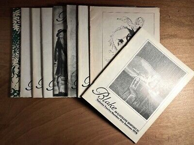 Blake: An Illustrated Quarterly No. 44-51, Lot of 8 issues plus Index, VG SC c..