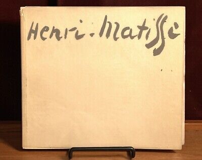 Henri Matisse 1869-1954: Sculpture, VG 1969 SC Art Catalog