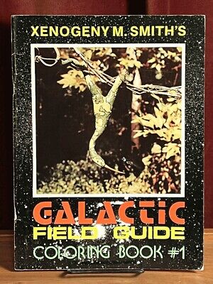 Rare, Out of Print, 1985 Galactic Field Guide Coloring Book #1, SC, 1st Ed.