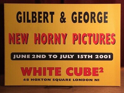 New Horny Pictures, 2001 SIGNED exhibit catalog, White Cube, Near Fine SC