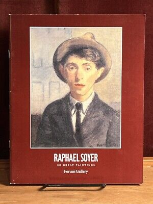 Raphael Soyer 20 Great Paintings Forum Gallery 1995 New York, Near Fine catalog