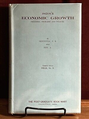 India's Economic Growth: Processes, Problems and Policies, 1961, Near Fine w/DJ