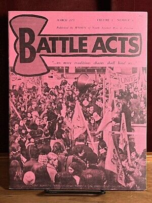 Battle Acts, March 1971, Volume 1, Number 4, YAWF Women, Fine
