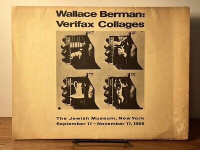 Wallace Berman: Verifax Collages, The Jewish Museum, 1968, RARE, VG Brochure
