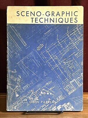 Sceno-Graphic Techniques, Oren Parker, 2nd Ed., Revised & Enlarged, 1969, VG