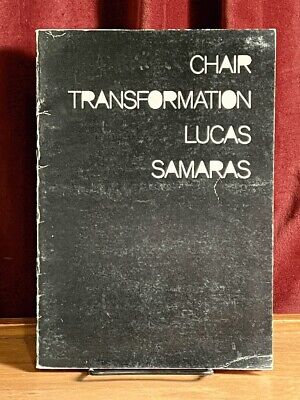 Chair Transformation, Lucas Samaras, Pace Gallery, 1st Ed., 1970, Very Good