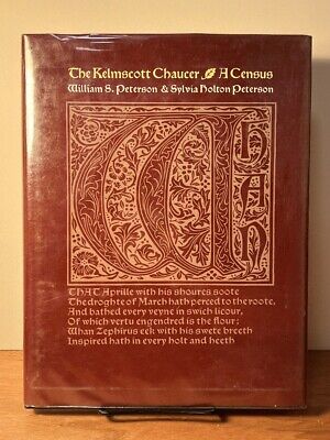 The Kelmscott Chaucer: A Census, Oak Knoll Press, 2011, 1st Ed., Fine w/DJ