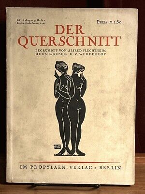 Der Querschnitt; IX. Jahrgang, Heft 1, Ende Januar 1929