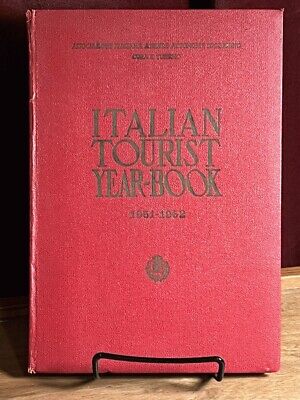 SCARCE, flex HC, Italian Tourist Year-Book 1951-1952, post-war Italian tourism..