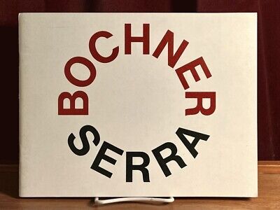 Mel Bochner/Richard Serra, Hayden Gallery, 1980, Exhibition Catalog, Fine