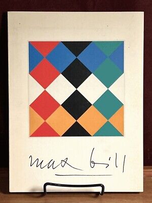 Max Bill, Albright-Knox Art Gallery, Buffalo, 1974, SIGNED, 1/5000, Near Fine