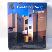 Gwathmey Siegel Houses, Robert Siegel et al., Monacelli Press, 2000, VG w/DJ