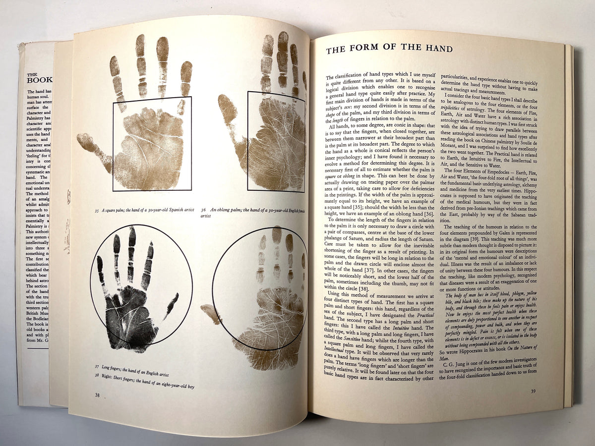 The Book of The Hand: An Illustrated History of Palmistry, Fred Gettings, 1965, HC, VG, w/DJ.