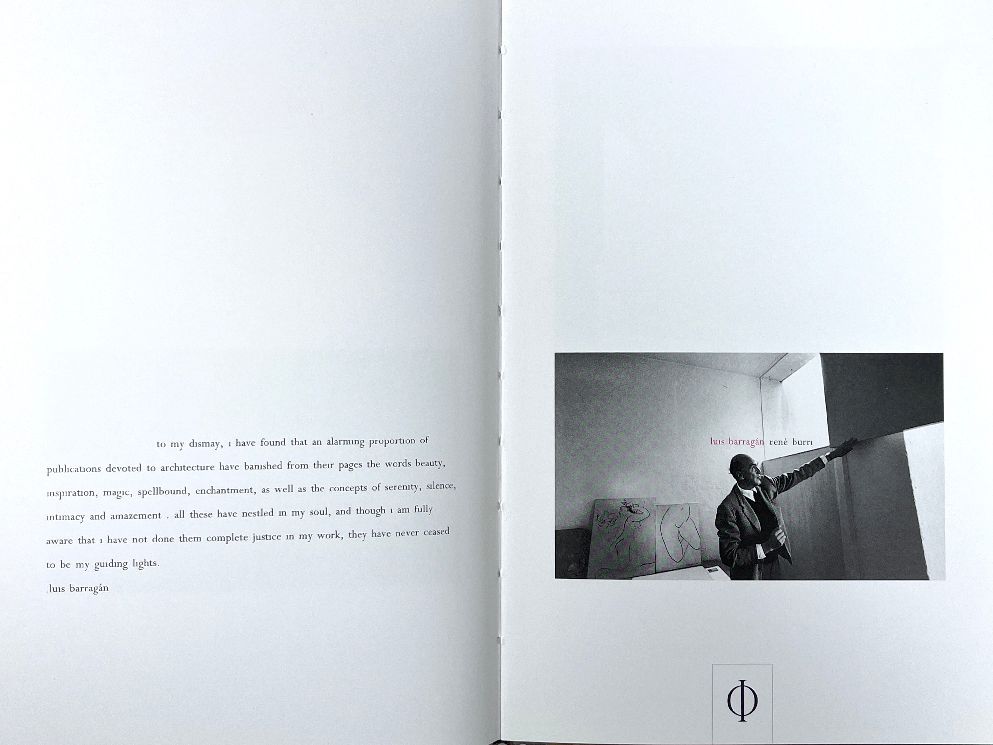 Luis Barragán, René Burri, 2000, Mexican architecture, Near Fine