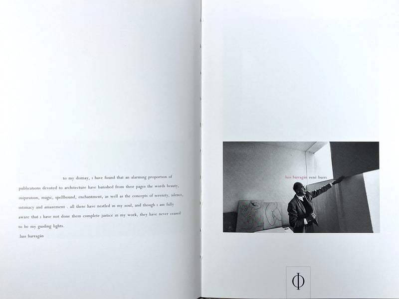 Luis Barragán, René Burri, 2000, Mexican architecture, Near Fine hardcover