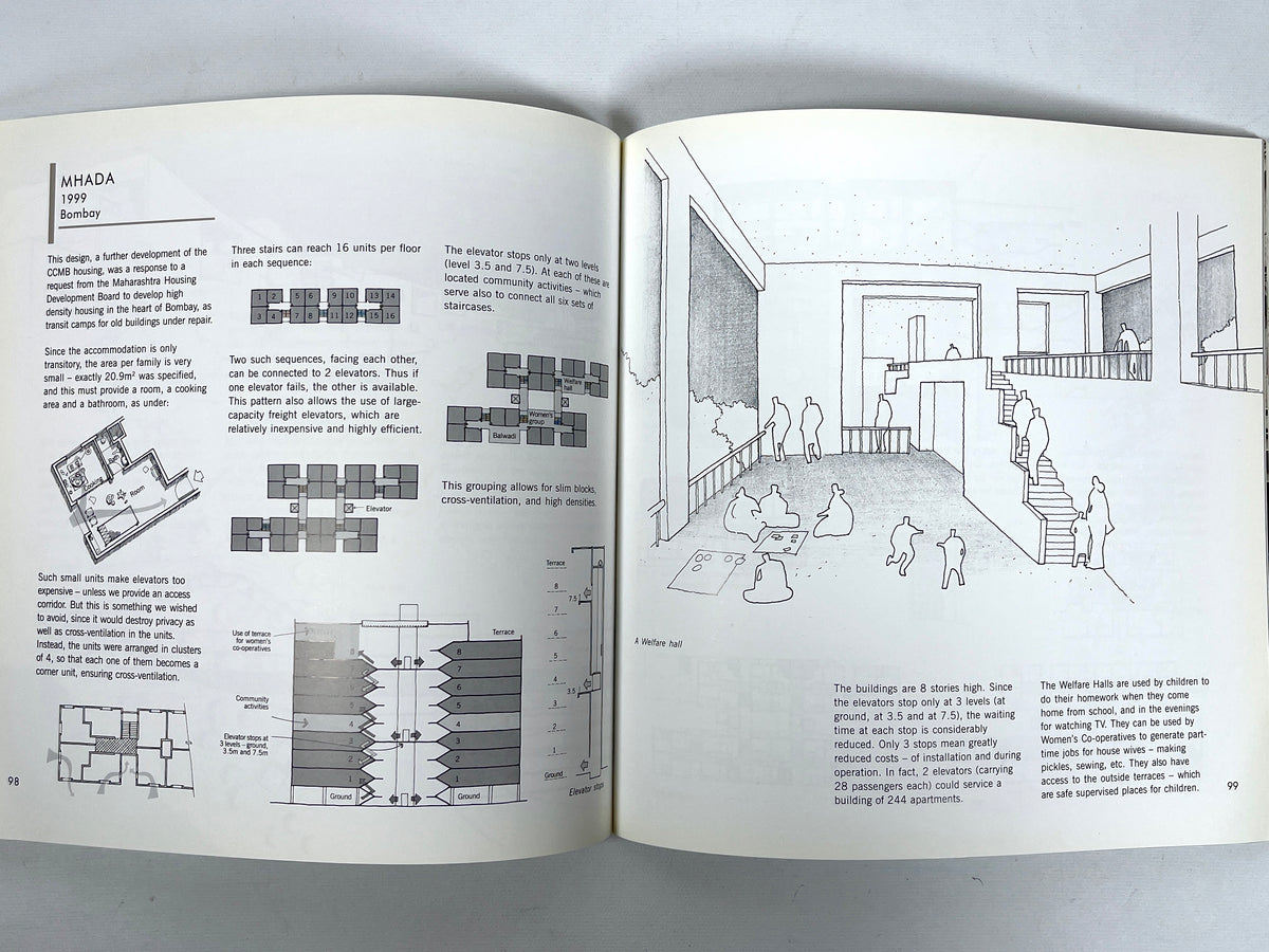 Charles Correa: Housing and Urbanisation, 2000, Near Fine softcover