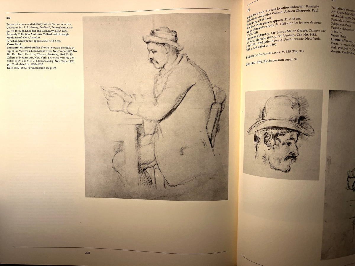 Cezanne's Portrait Drawings, Wayne Andersen, MIT Press, 1970, Near Fine w/VG DJ