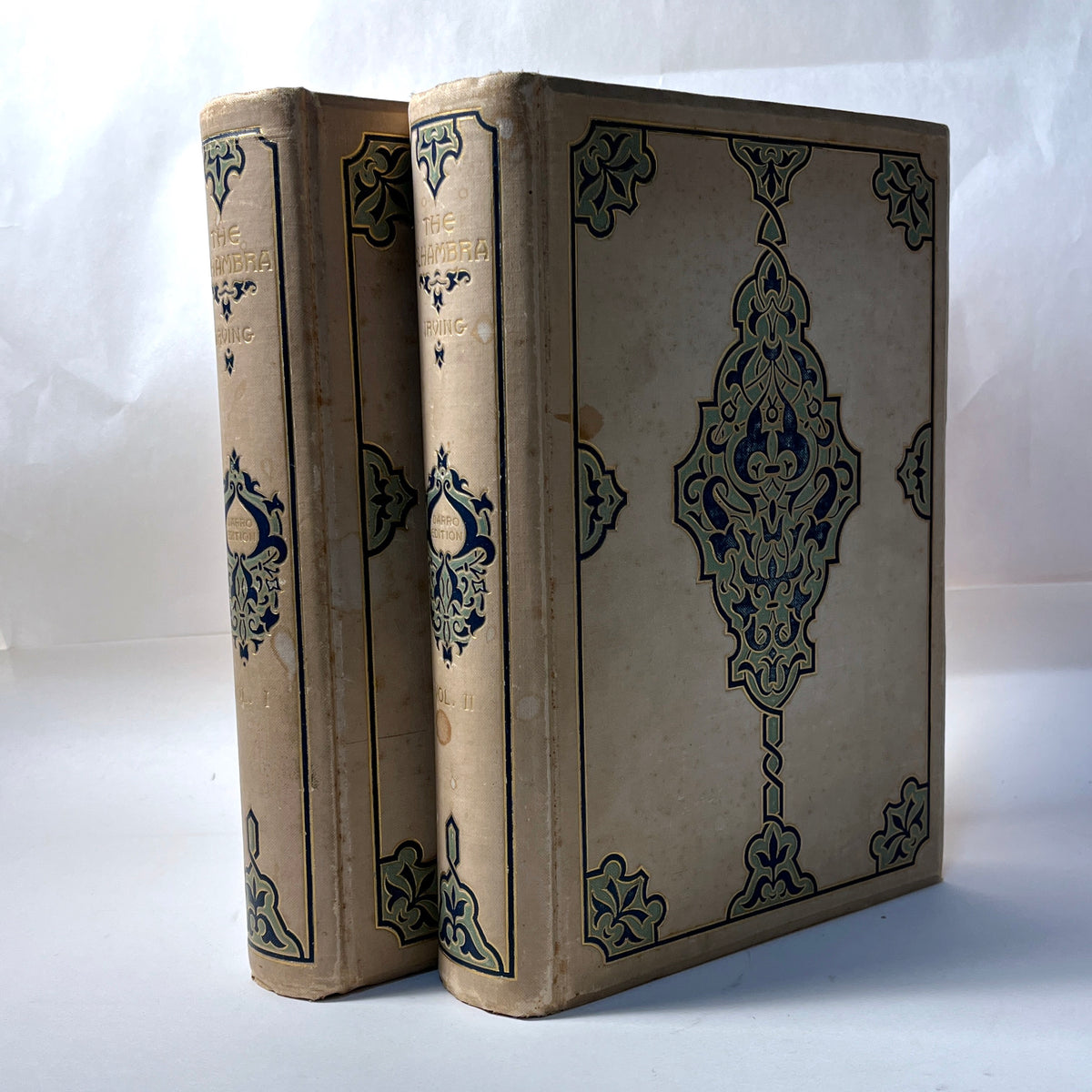 The Alhambra, Washington Irving, Author’s Revised Edition, New York, 1892, 2 VOL SET