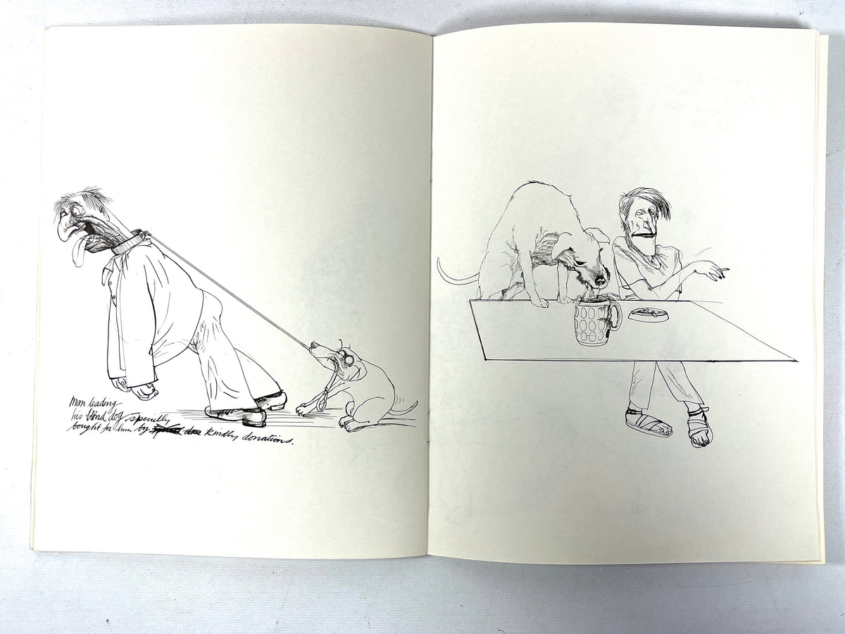 Ralph Steadman, Dogs Bodies, Paddington Press, 1977, Very Good+ staple-bound