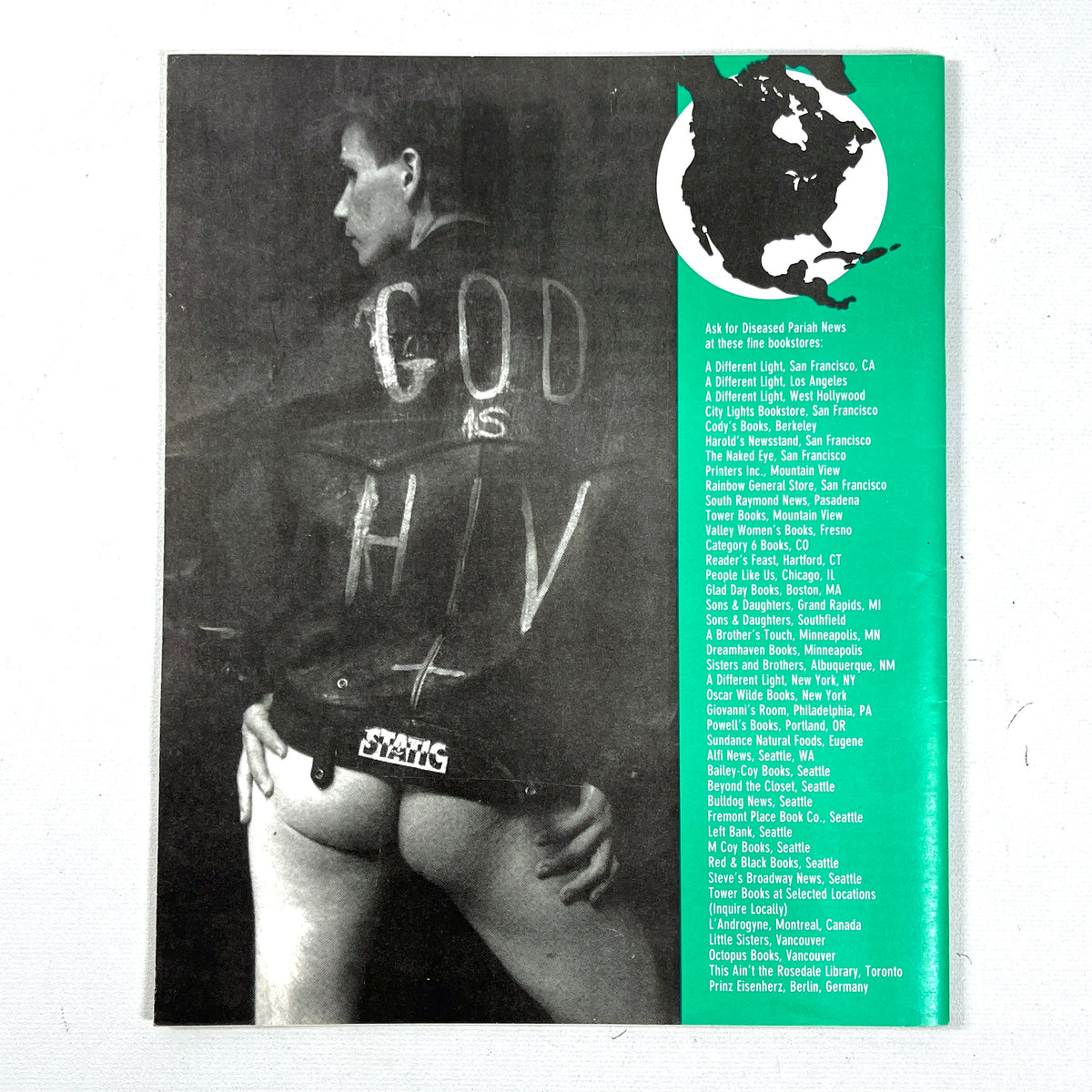 DPN (Diseased Pariah News) #7, 1992, Near Fine staplebound, gay interest zine