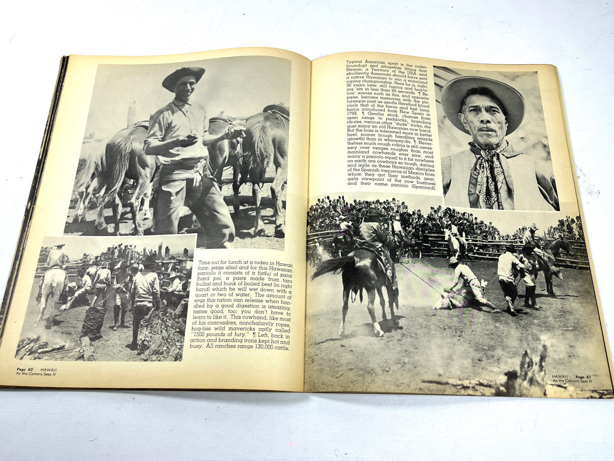Hawaii as the Camera Sees It, 6th Edition, Honolulu Star-Bulletin, 1941, Very Good SC