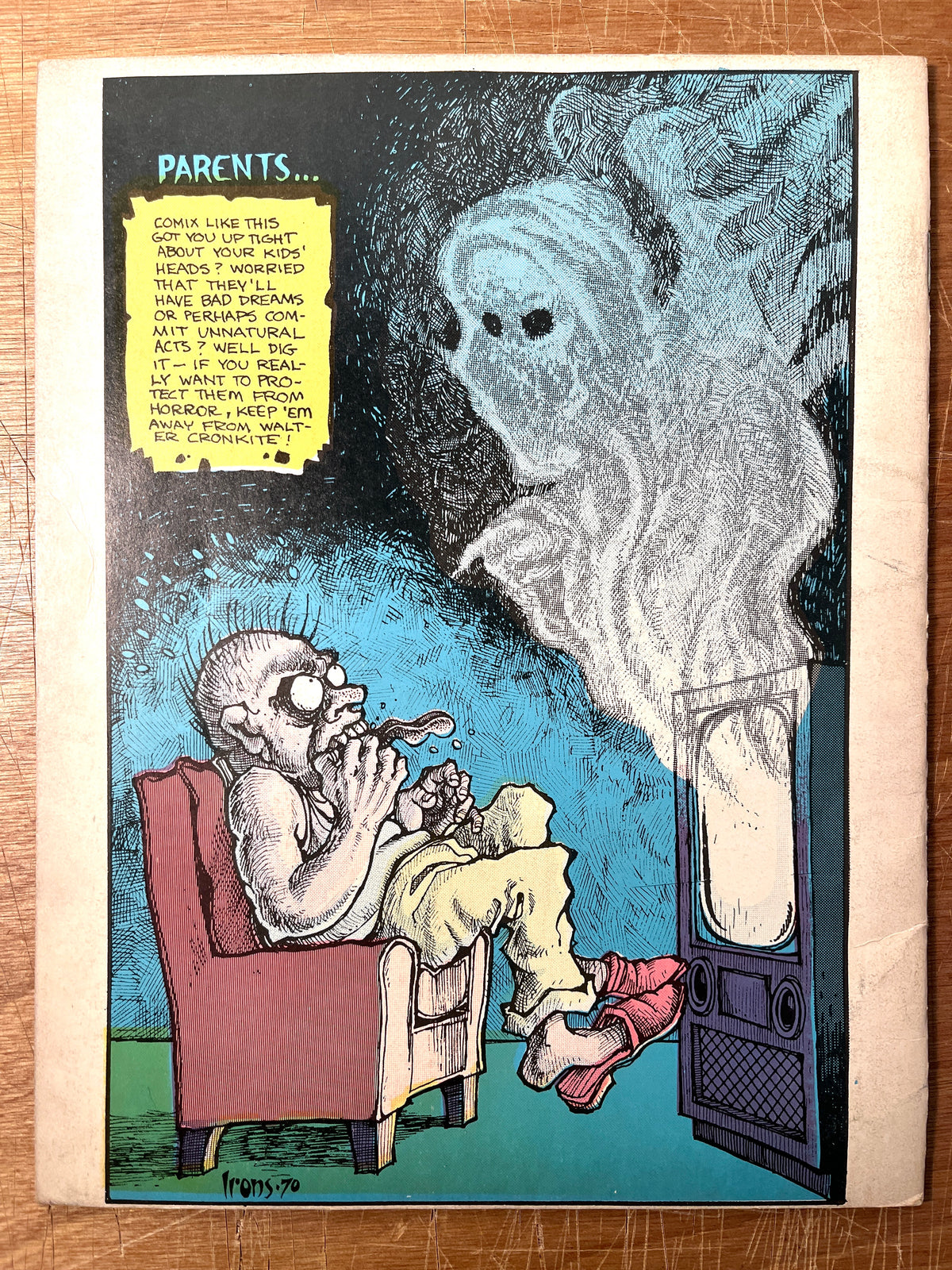 Bogeyman Comics #3, Greg Irons, Rick Griffin, 1970, (18+), Bay Area Underground Comix