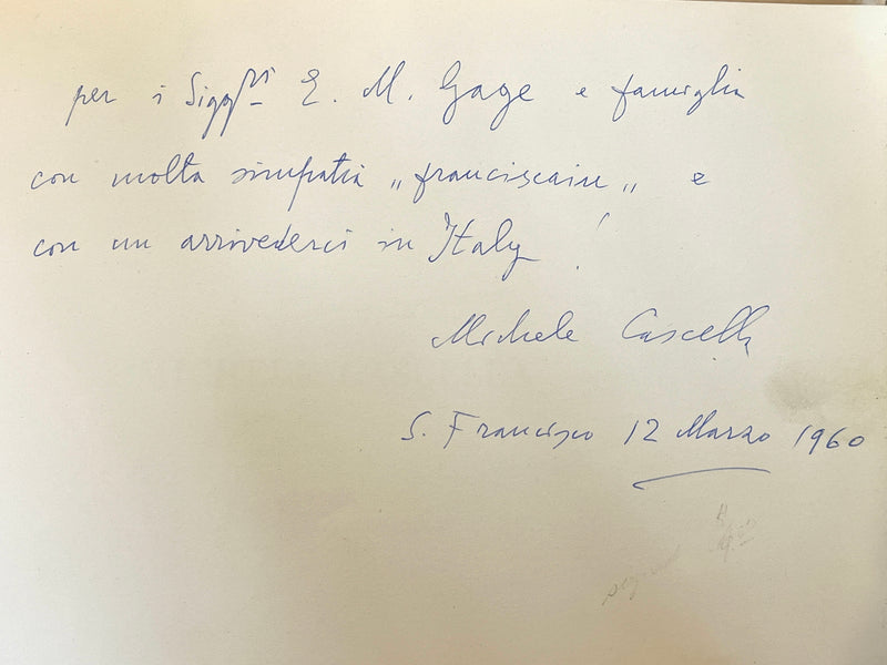 Michele Cascella, Georges Pillement, SIGNED by Cascella, 1958, Very Good