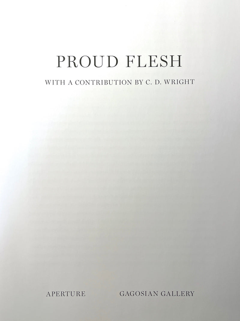 Sally Mann, Proud Flesh, Gagosian Gallery, 2009 First Printing, Fine folio