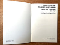 The Nature of Charles Burchfield: A Memorial Exhibition 1893-1967, 1970, NF