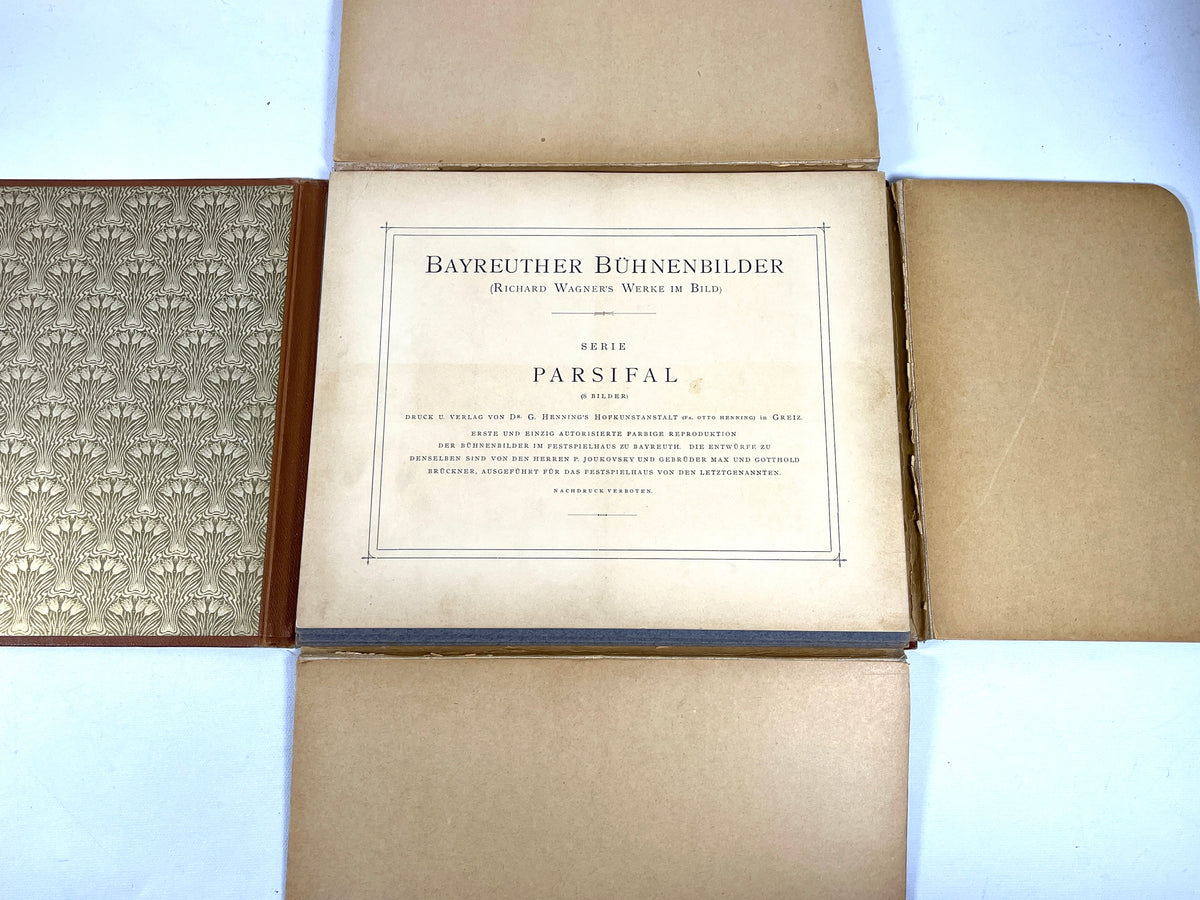 Richard Wagner's Werke im Bild (Bayreuther Buhnenbilder) Parsifal, 1900, VG RARE