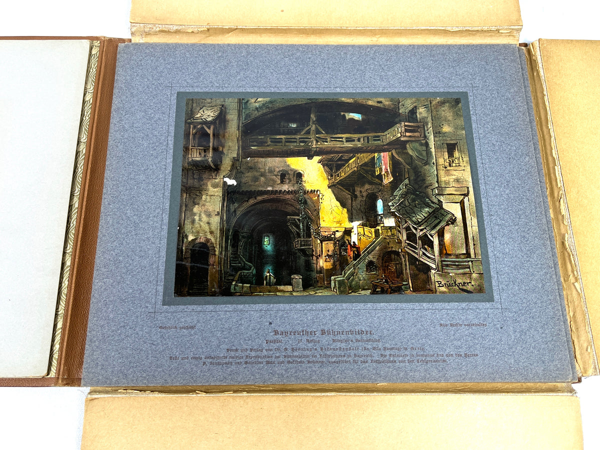 Richard Wagner's Werke im Bild (Bayreuther Buhnenbilder) Parsifal, 1900, VG RARE