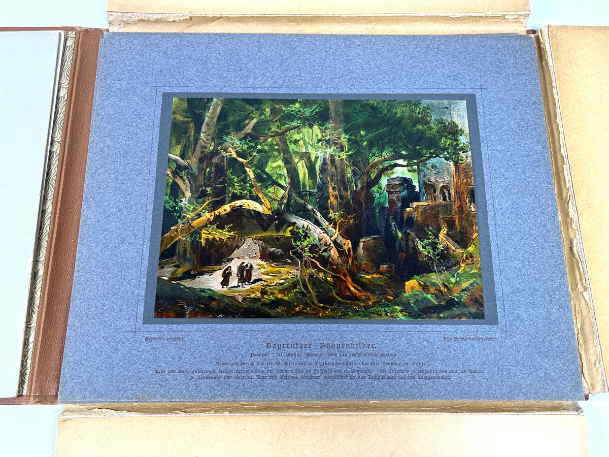 Richard Wagner's Werke im Bild (Bayreuther Buhnenbilder) Parsifal, 1900, VG RARE