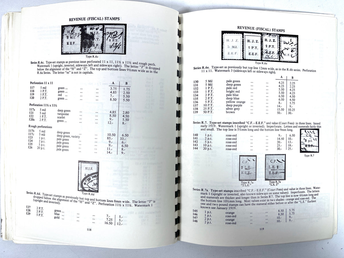 The Stamps of Palestine Mandate 1980, Revised and enlarged 4th Edition, 1980, VG SC