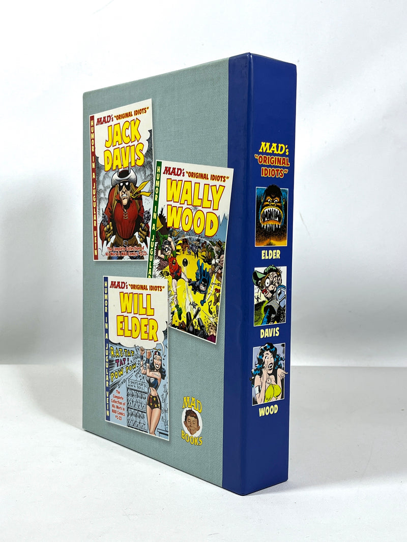 MAD's "Original Idiots," Complete Coll. of Elder, Davis, & Wood, 3 books, 2015, VG SC w/slipcase