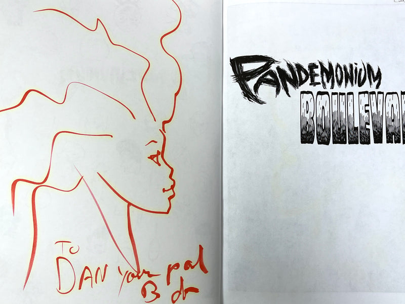 Bob Burden, Pandemonium Boulevard, First Edition, 2014, SIGNED 2x, Near Fine hardcover