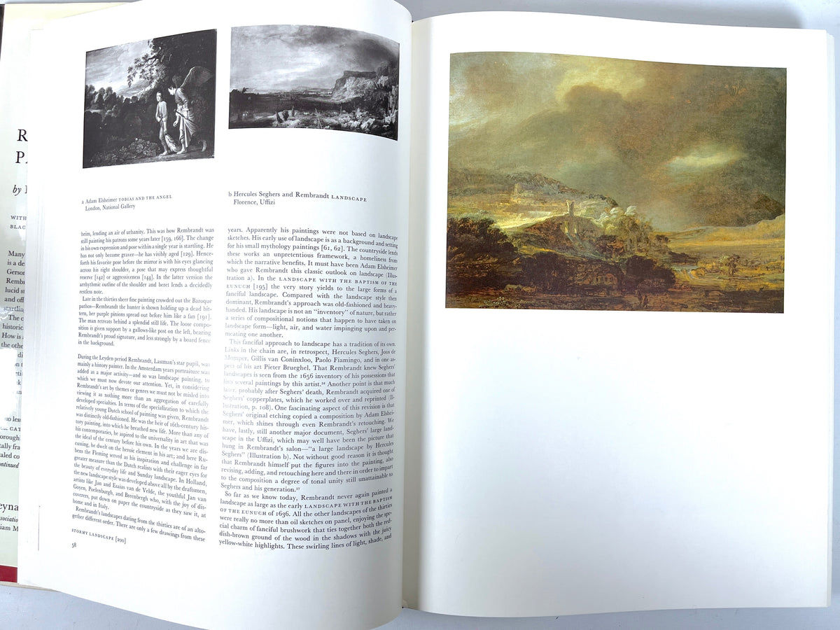 Horst Gerson, Rembrandt Paintings, Reynal & Company, 1968, Very Good hardcover w/DJ