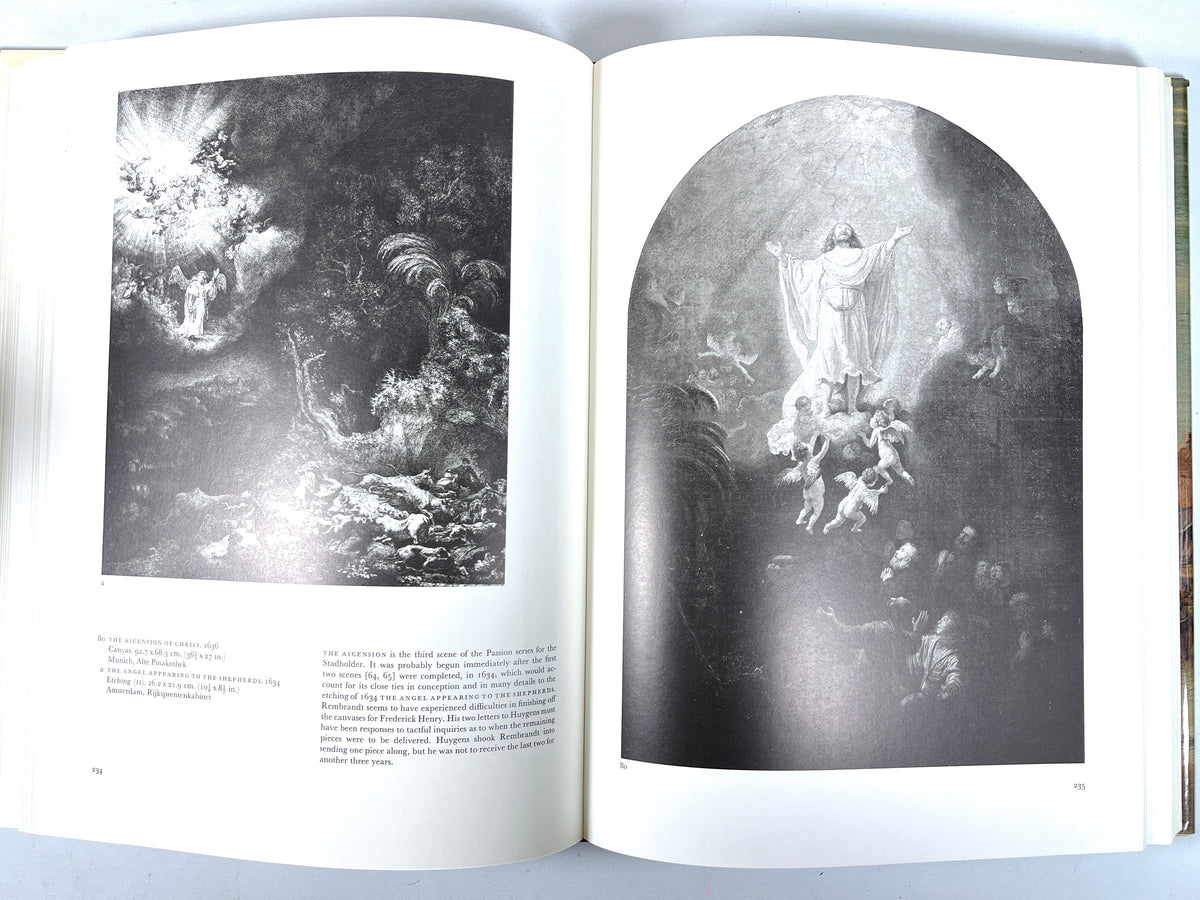 Horst Gerson, Rembrandt Paintings, Reynal & Company, 1968, Very Good hardcover w/DJ