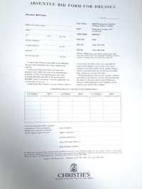Dresses from the Collection of Diana, Princess of Wales; Christie's, 1997, NF HC w/DJ