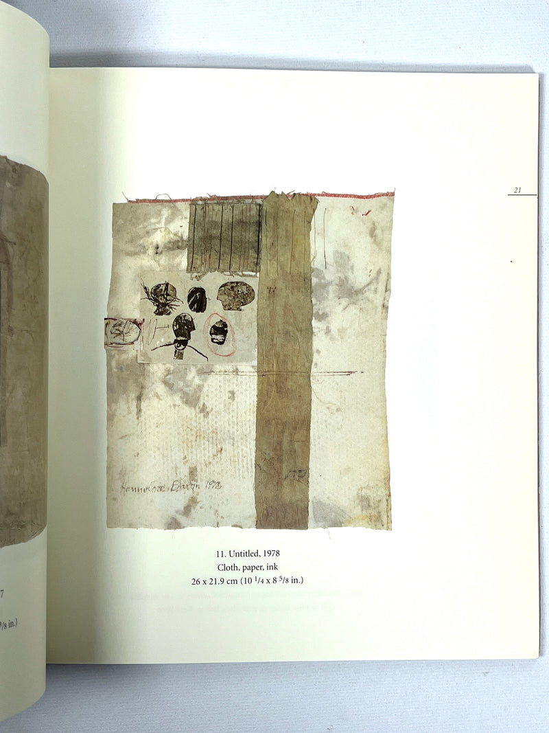 Hannelore Baron: Works from 1969 to 1987, SITES, 2001, Very Good softcover catalog.