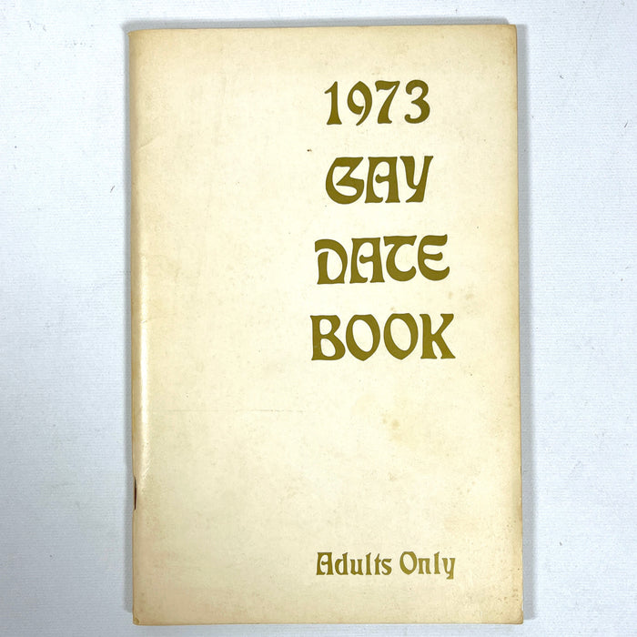 1973 Gay Date Book by Sean, Very Good staplebound, gay interest