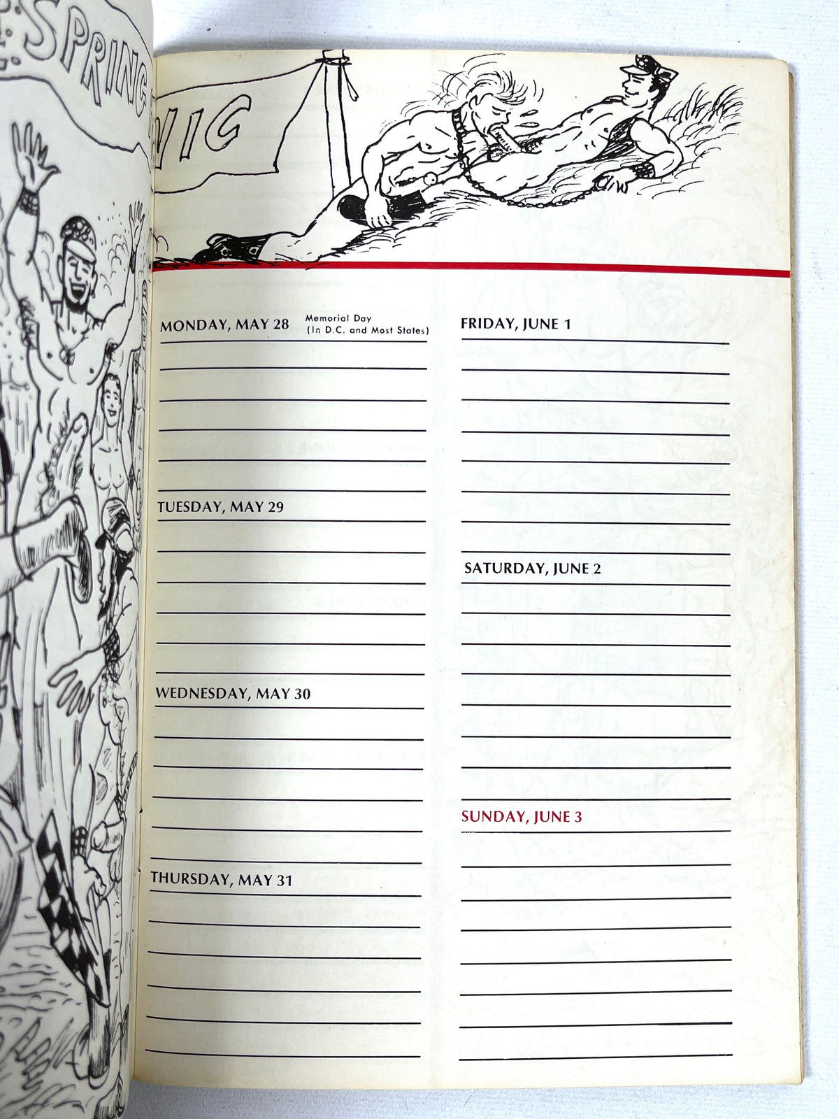 1973 Gay Date Book by Sean, Very Good staplebound, gay interest