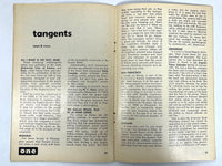 One Magazine, Volume XII, Number 3, March 1964, Very Good+ staplebound, gay interest