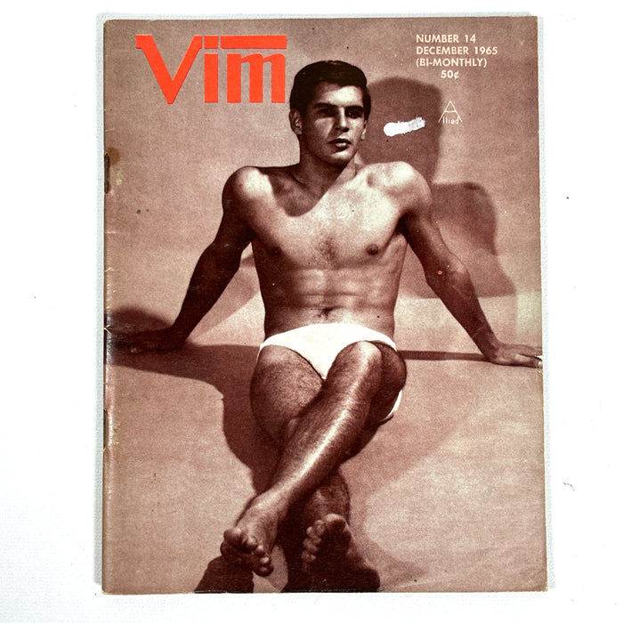 Vim Magazine, Number 14, December 1965, Very Good staplebound, gay interest